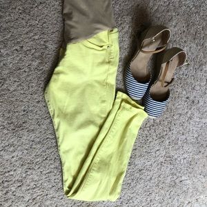Yellow Maternity Jeans (Joe’s Jeans)